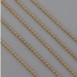 Zdjęcie - Łańcuszek bulion real gold color 1mm
