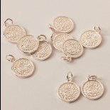 Zdjęcie - Srebrna zawieszka moneta ag925 11mm