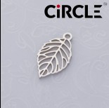 Zdjęcie - Zawieszka ze stali chirurgicznej liść 20x11mm