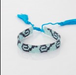 Zdjęcie - Bransoletka boho 5 rzędowa z koralików Matsuno 17-27cm