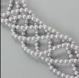 Zdjęcie - 5810 pearl swarovski iridescent dive grey 4mm