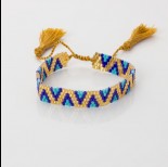Zdjęcie - Bransoletka boho 5 rzędowa z koralików Matsuno 17-27cm