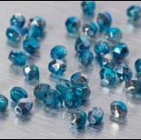 Zdjęcie - Fire Polish Coated 1/2 Silver (K2601) 3mm