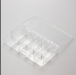 Zdjęcie - Pudełko plastikowe 10 przegródek 18x9cm