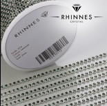 Zdjęcie - Taśma z kryształkami kolor srebrny emerald 2mm