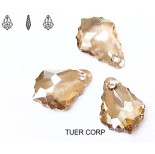Zdjęcie - Swarovski baroque 16mm golden shadow