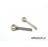 Zdjęcie - Srebrne końcówki do linek, próba Ag925 0,5mm