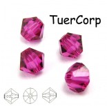 Zdjęcie - Swarovski bicone 4mm fuchsia