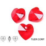 Zdjęcie - Swarovski heart 10mm light siam