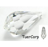 Zdjęcie - Swarovski tear drop 28mm crystal