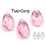 Zdjęcie - Swarovski pear-shaped 16mm light rose