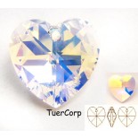 Zdjęcie - Swarovski heart 28mm crystal AB
