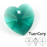 Zdjęcie - Swarovski heart 18mm emerald