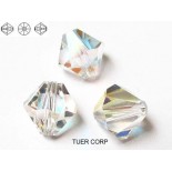 Zdjęcie - Swarovski bicone 8mm crystal AB